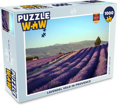 Puzzel Lavendel veld in Provence - Legpuzzel - Puzzel 1000 stukjes volwassenen