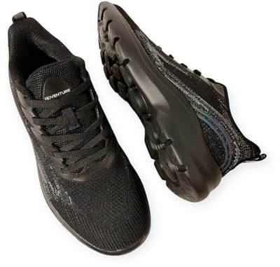 Adventure Sportsneaker Rhodos Zwart Ademend High Soft Insole