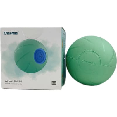 Cheerble Wicked ball 2.0 - Interactieve Zelfrollende Bal voor Honden - USB oplaadbaar - Groen