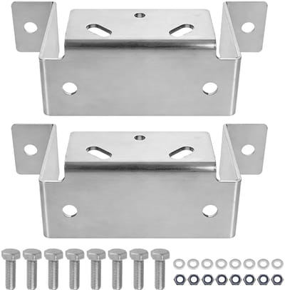 NTH products- Houder Roestvrij Staal 316 - Aanhangersteun - 2 Stuks