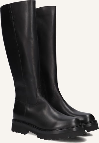 BLASZ 370-2887 Laarzen - Leer - Dames - Zwart - Maat 39
