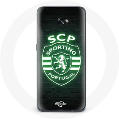 Coque - Maniacase - Samsung Galaxy A3 2017 - Lumineux - Noir - Sporting Portugal noir