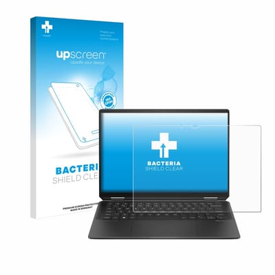 upscreen - Screenprotector voor HP Spectre x360 (14-e) 2024 - Folie Beschermfolie transparant antibacterieel