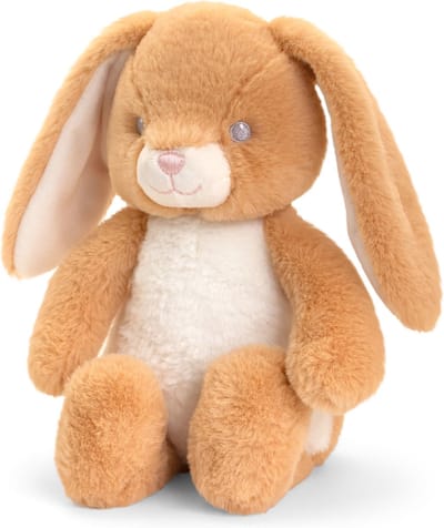 Keel Toys Knuffel - Konijn - bruin - dieren knuffels - pluche - 25 cm
