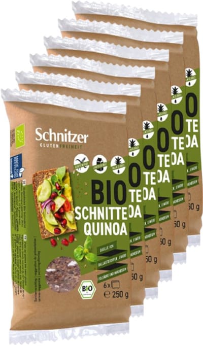 Schnitzer | Quinoabrood | 6 stuks | 6 x 250 gram