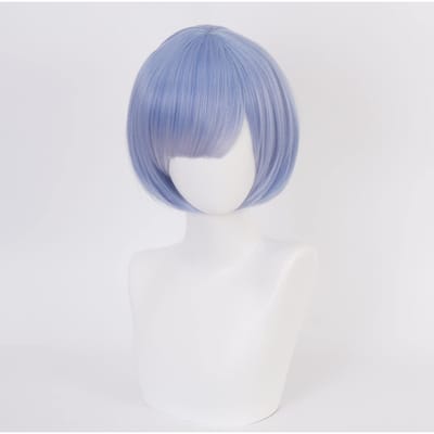 Eileen Start het Leven in een Andere Wereld Rem Pruik Anime Cosplay Pruik Hittebestendige Pruik Verkleedpruik Schoolfeest Pruik Wordt geleverd met Pruiknet ReZero - gray