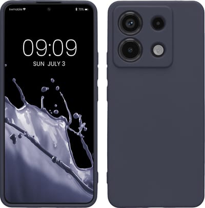 kwmobile telefoonhoesje geschikt voor Xiaomi Redmi Note 13 Pro 5G / Poco X6 5G - Hoesje voor smartphone - Precisie camera uitsnede - In deep ocean