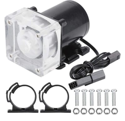 PC waterpomp voor DIY computer waterkoeling, stille 12V pomp met 600H/L stroomsnelheid op 4 meter, waterdicht en onderdompelbaar.