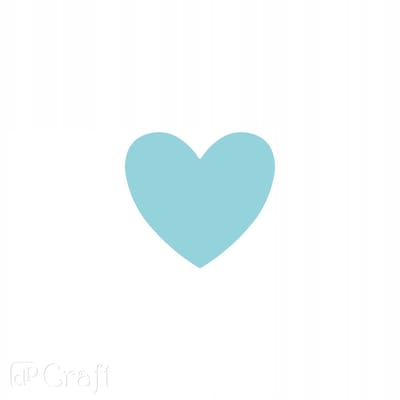 Decoratieve pons 3,8 cm Hart - Ideaal voor papier en schuim