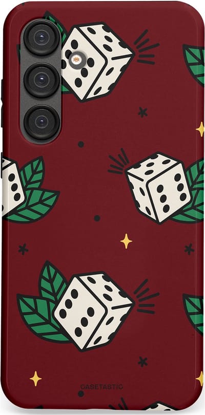 Casetastic Hoesje Geschikt voor Samsung S25 Plus - Stijlvolle Beschermende Duo-layer Case - Casino zes