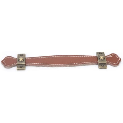 Poignée de meuble en cuir artificiel, pour tiroir, armoire, porte, valise