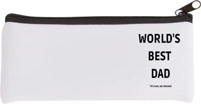 Akyol - world's best dad it's true we checked Etui - Papa - werelds beste vader - vader cadeautjes - vaderdag - verjaardag - geschenk - kado - vader artikelen - 20 bij 9 cm