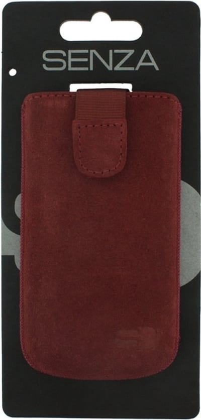 Senza Slide Leren Insteekhoes - XL - Rusty Red