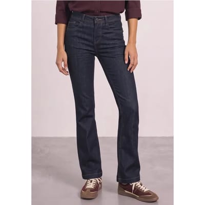 Bootcut-jeans met High Waist en Slim Fit
