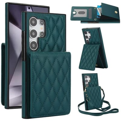 Crossbody Portemonnee met Kaarthouder Telefoonhoesje voor Samsung Galaxy S23 S21 FE S24 S22 Ultra A13 A53 A14 A54 A15 A55 Leren Hoes For Galaxy S24