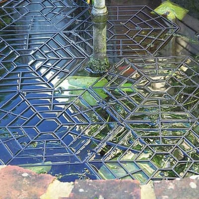 Thijox - 20 Stuks Combineerbare Drijvende Vijverbeschermingsnetringen - Vijverafdekkingsnet voor Visbescherming - Bladnet, Vogelnet, Vangnet voor Tuin