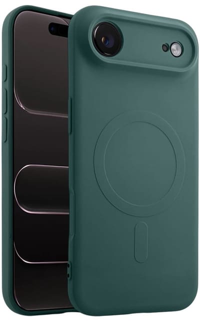 Casify Siliconen Hoesje geschikt voor MagSafe iPhone Air Hoesje - Legergroen