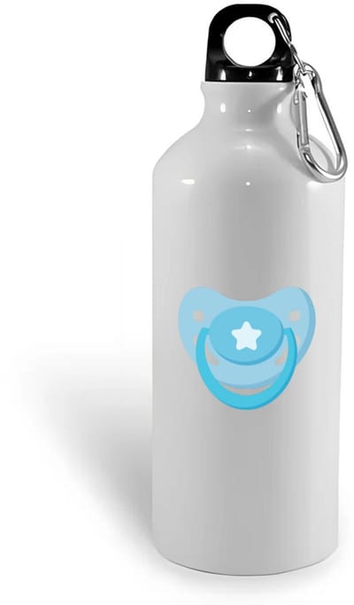 Hacebo® - speen waterfles - Baby - Baby's - Cadeau - blauwe speen - water fles - 400ML