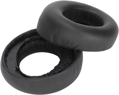 Dailygoods - Vervangende Oorkussens - Geluiddicht - Comfortabel - Hoge Elasticiteit - Reparatie Onderdelen - Geschikt voor 3D-koptelefoon - Zwart