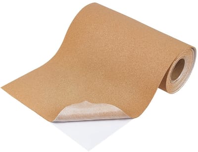 Dailygoods- Kurkrol 300x40 cm - Zelfklevend - Natuurlijke Kurk - Prikbord - DIY Knutselen - 3,5 mm Dikte - Eenvoudig te Snijden