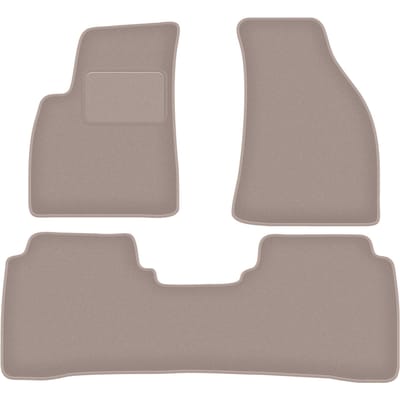 Beige veloursmatten voor: Hyundai SantaFe I SUV (2000-2006)