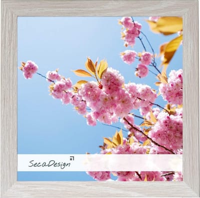 SecaDesign Anima Fotolijst Hout - Fotomaat 13x13 cm - Lichtgrijs