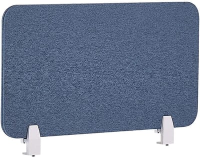 BELIANI WALLY - Bureauscherm - Blauw - 72 cm - Polyester