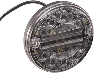 Achterlicht LED - Achterlamp Remlicht - Voertuig Verlichting - Opbouw LED 20 Lampjes - 25x140x140mm - Rood