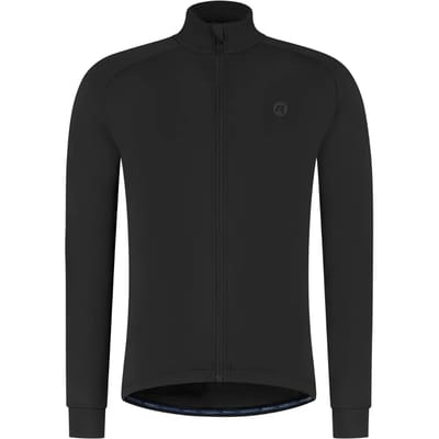 Rogelli Essential II Heren Fietsshirt - Lange Mouw - Zwart
