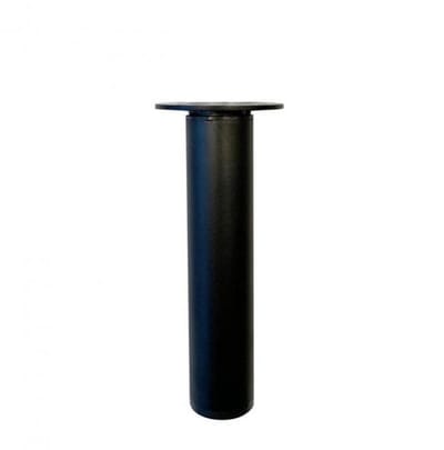 FLE - Stalen verstelbare meubelpoot zwart rond ø 3 cm en hoogte 14,5 cm