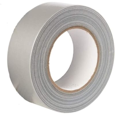 Ruban adhésif toilé, argent gris, 48 mm x 50 m, très résistant, 1 rouleau zilver