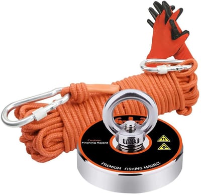 DailySupplies® Magneetvissen Starterspakket - Magneetdetectors Kinderen en Volwassenen - Zilver