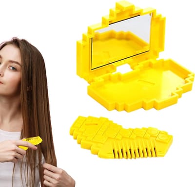 Haar Trimmer Set - Gespleten Punt Verzorger - Persoonlijke Haarverzorging - Inclusief Spiegel - 8.2 x 6.2 cm - Zwart