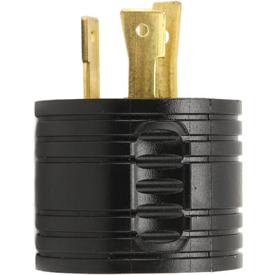 Adaptateur d'alimentation Nema L5-30P vers TT-30R L5-30P Fiche d'alimentation à verrouillage tournant vers TT-30R Adaptateur pour générateur RV 30 Amp black