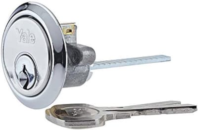 Vervangende Slotcilinder - Velgcilinder Deurslot - Deur Beveiligen - Hoge Veiligheid Goedgekeurd - 38-57 mm Deurdikte - Chroom