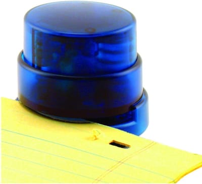 Nietjesvrije Nietmachine - Papierbevestiger - Papier Binden - Geen Klemmen - 5 Vellen - Diverse Kleuren