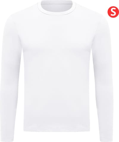 Livano Thermokleding - Thermoshirt - Thermo - Voor Heren - Shirt - Wit - Maat S