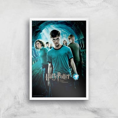 Harry Potter and the Order Of The Phoenix Giclee Art Print - A4 - White Frame