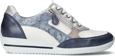 Waldläufer Himona Sneakers - Leer - Dames - Wit - Maat 37,5