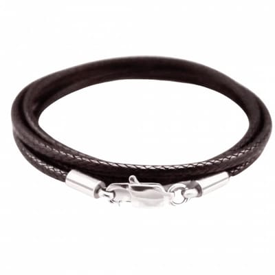 Koordketting-luxe-Donker Bruin- 2.5 mm-Basic-80 cm-Charme Bijoux
