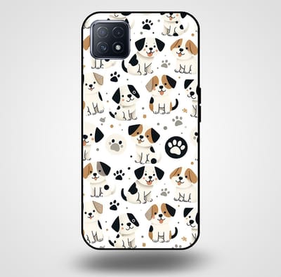 Smartphonica Telefoonhoesje voor OPPO A53 5G / A72 5G / A73 5G met honden opdruk - TPU backcover case honden design geschikt voor Oppo A53 5G;Oppo A72 5G;Oppo A73 5G