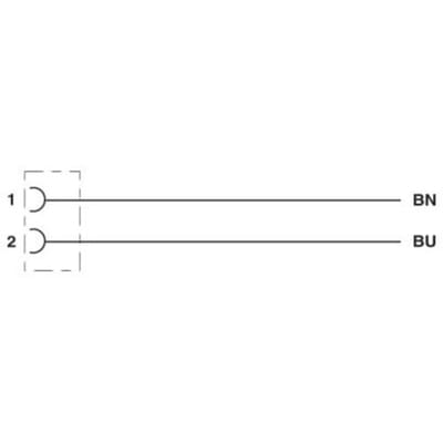 Phoenix Contact 1410748 Sensor/actuator connector, geassembleerd Aantal polen (sensoren): 2 1.50 m 1 stuk(s) Piece