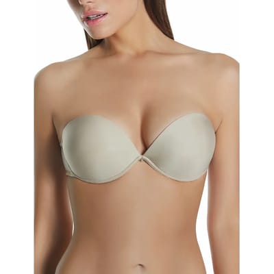 Bandeau bh met dubbele push-up en unieke beugel voor dames Selmark Etna