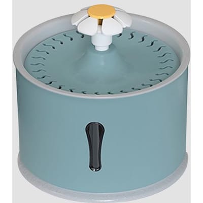Pet Smart Waterdispenser Circuleert Automatisch Levend Water Drinkwater Zuiveringsfilter Kat Bas Water Voerbak Waterbak Combinatie 19.3*19.3*14.8cm
