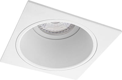 Spot Armatuur GU10 - Proma Minko Pro - GU10 Inbouwspot - Vierkant - Wit - Aluminium - Verdiept - 90mm