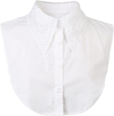 Sunset Fashion | Kraagje | Kant | One Size | Wit