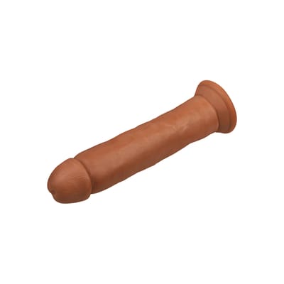 Dr. Skin - Realistische Dildo Met Zuignap 24 cm - Mocha