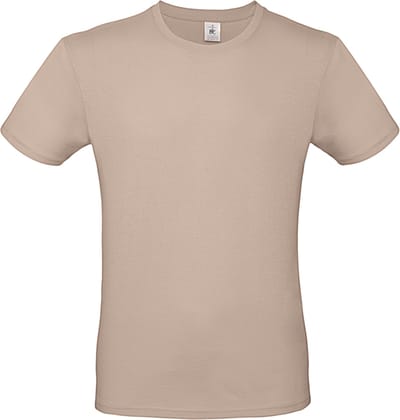 Classic E150 T-shirt B&C Collectie Millenial Pink/Roze Maat XS