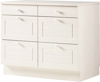 Anita-Commode - Wit Grenen
