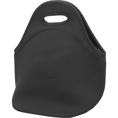 Sac à lunch thermique isolé Sac à lunch étanche en néoprène Sac à main pour pique-nique campingNoir black